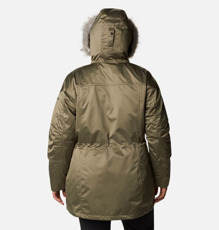Women's Columbia Watson Lake Omni-Heat Infinity Interchange Insulated Jackets Olive | Plus Size CA-PL65A